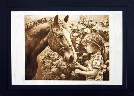 Girl and Horse - Aurs